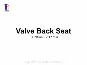 Valve Back Seat